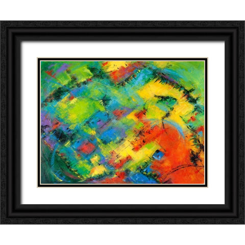 Immagini di viaggi Black Ornate Wood Framed Art Print with Double Matting by Marzari, Tebo
