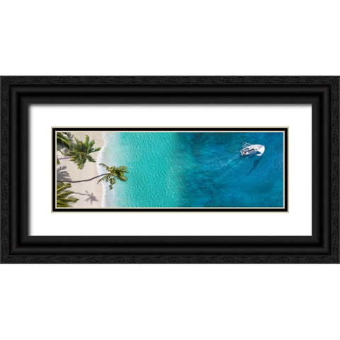 Sailing Away Black Ornate Wood Framed Art Print with Double Matting by Pangea Images