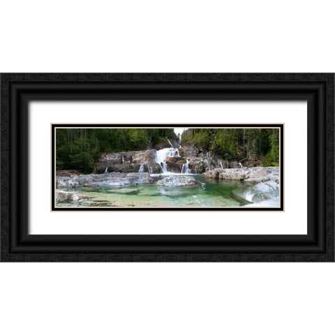 Lower Myra Falls Vancouver Island British Columbia Canada Black Ornate Wood Framed Art Print with Double Matting by Nizamov, Shamil