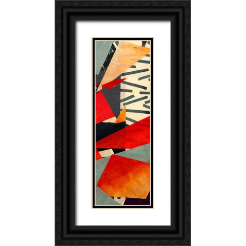 BeBop Panel II Black Ornate Wood Framed Art Print with Double Matting by Bacci, Leonardo