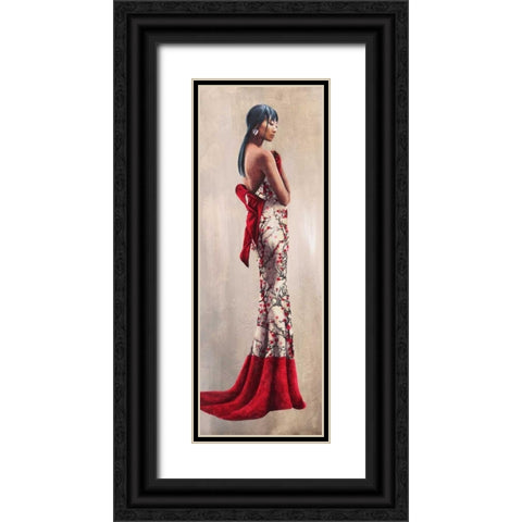 Princesse d Asie Black Ornate Wood Framed Art Print with Double Matting by Duval, Sonya