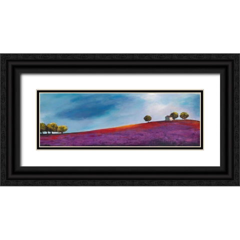 Late Afternoon Black Ornate Wood Framed Art Print with Double Matting by Bloom, Philip