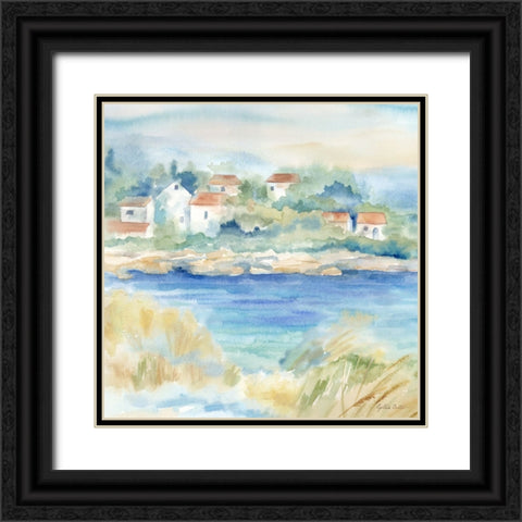 Mediterranean Breezes II Black Ornate Wood Framed Art Print with Double Matting by Coulter, Cynthia