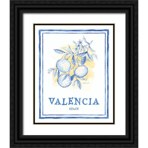 Mediterranean Breezes VII Black Ornate Wood Framed Art Print with Double Matting by Coulter, Cynthia