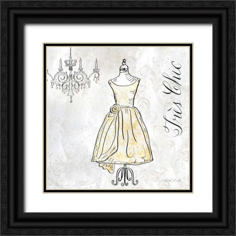 High Fashion IV Black Ornate Wood Framed Art Print with Double Matting by Dundon, Caitlin