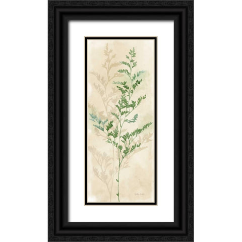 Gentle Nature Panel II Black Ornate Wood Framed Art Print with Double Matting by Coulter, Cynthia