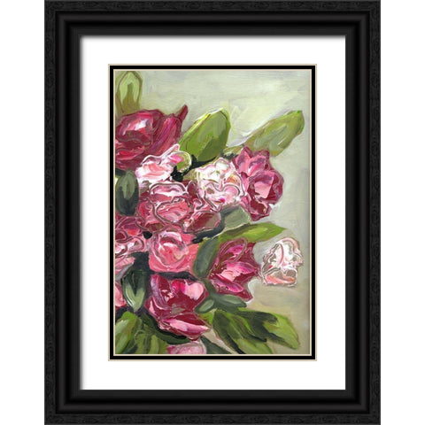 Prettiest Bunch of Flowers portrait II Black Ornate Wood Framed Art Print with Double Matting by Chapman, Marcy