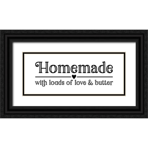 Kitchen Art panel II-Homemade Black Ornate Wood Framed Art Print with Double Matting by Reed, Tara