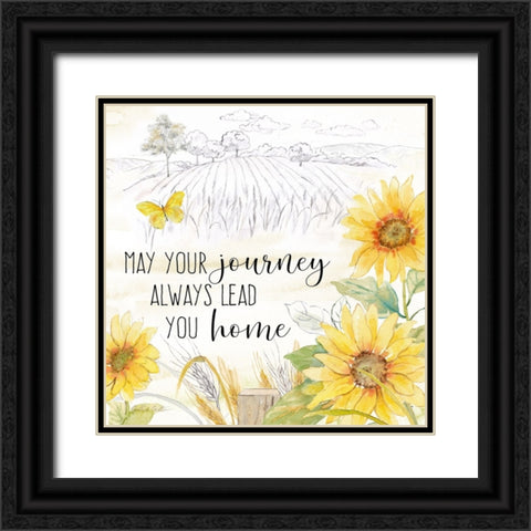 Good Morning Sunshine XII-Journey Black Ornate Wood Framed Art Print with Double Matting by Coulter, Cynthia