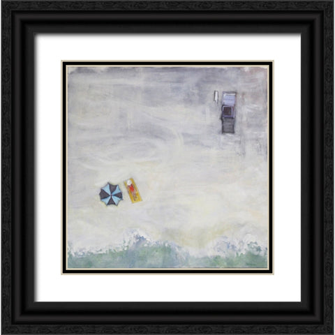 All To Herself Black Ornate Wood Framed Art Print with Double Matting by Marie, Susanne