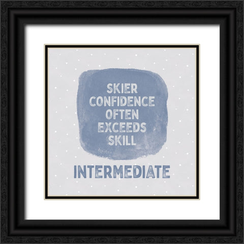 Winter Mountain Getaway VI-Intermediate Black Ornate Wood Framed Art Print with Double Matting by Tara Reed