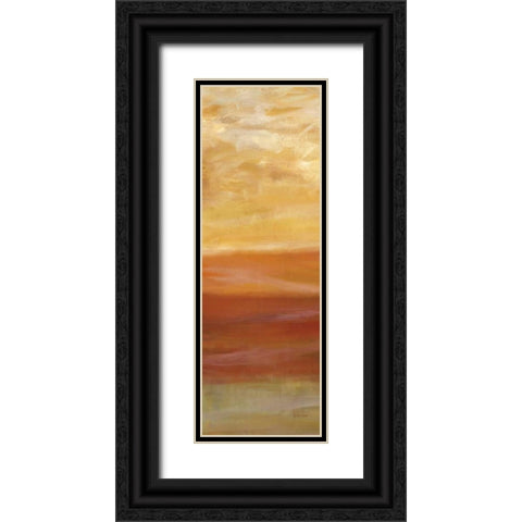 Horizons Spice Panel II Black Ornate Wood Framed Art Print with Double Matting by Coulter, Cynthia