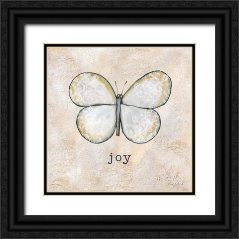 Butterfly Expressions I Black Ornate Wood Framed Art Print with Double Matting by Dundon, Caitlin
