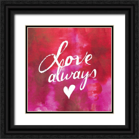 Watercolor Sentments IV Black Ornate Wood Framed Art Print with Double Matting by h.artworks