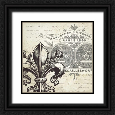 All About Paris I Black Ornate Wood Framed Art Print with Double Matting by Tre Sorelle Studios