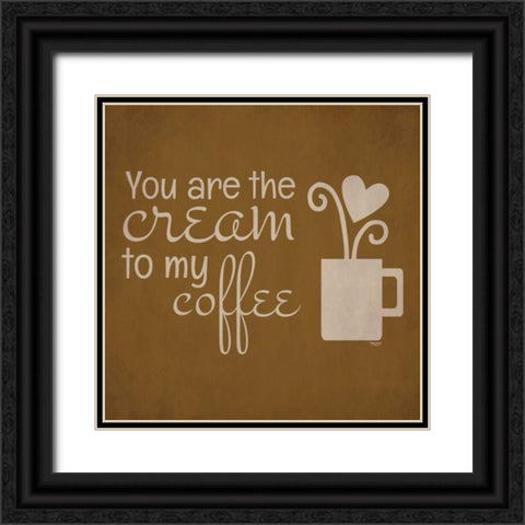 Wine and Coffee Sayings III Black Ornate Wood Framed Art Print with Double Matting by Reed, Tara