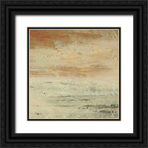 Siena Abstract I  Black Ornate Wood Framed Art Print with Double Matting by Studio Nova