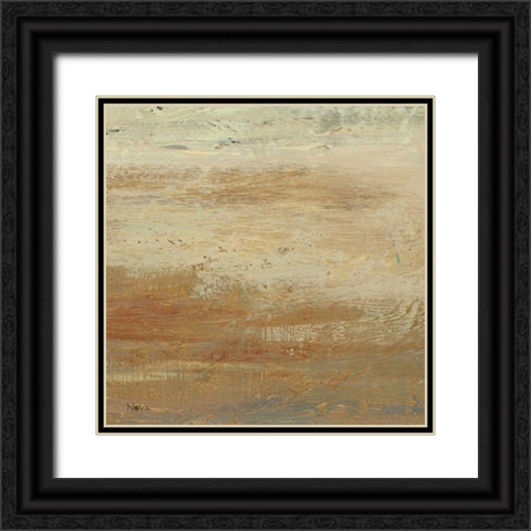 Siena Abstract II  Black Ornate Wood Framed Art Print with Double Matting by Studio Nova