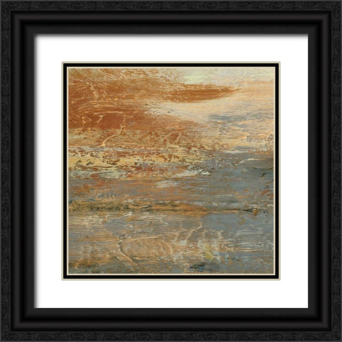 Siena Abstract III  Black Ornate Wood Framed Art Print with Double Matting by Studio Nova