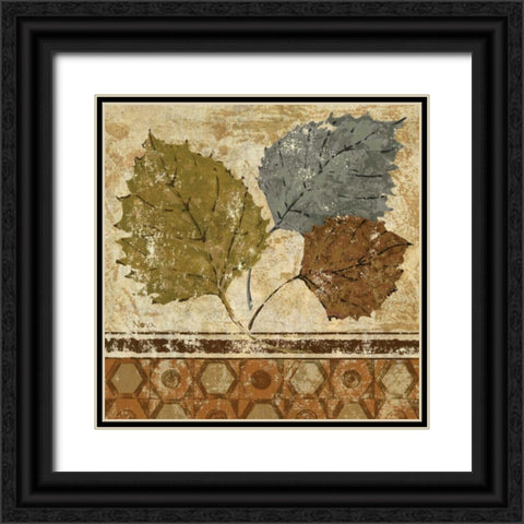Golden Autumn I  Black Ornate Wood Framed Art Print with Double Matting by Studio Nova