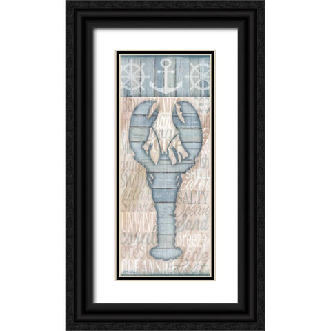 Ocean Life I  Black Ornate Wood Framed Art Print with Double Matting by Killeen, Jen