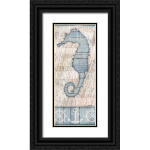Ocean Life II  Black Ornate Wood Framed Art Print with Double Matting by Killeen, Jen