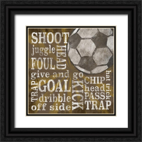 All Star Sports I  Black Ornate Wood Framed Art Print with Double Matting by Reed, Tara