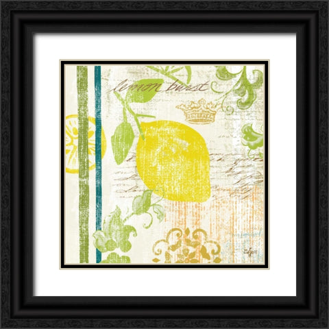 Fruit Crush I  Black Ornate Wood Framed Art Print with Double Matting by Lyon, Rebecca