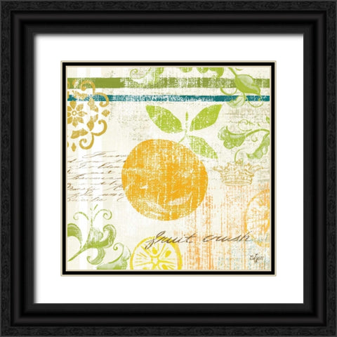 Fruit Crush III  Black Ornate Wood Framed Art Print with Double Matting by Lyon, Rebecca
