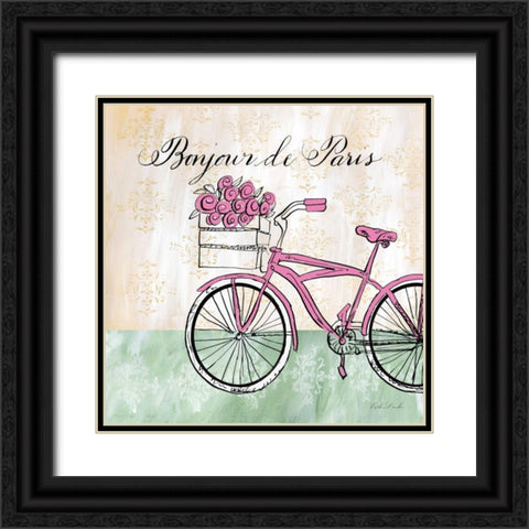 Bonjour de Paris II  Black Ornate Wood Framed Art Print with Double Matting by Dundon, Caitlin