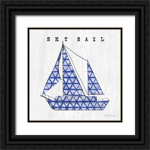 Boating Life IV Black Ornate Wood Framed Art Print with Double Matting by Dundon, Caitlin