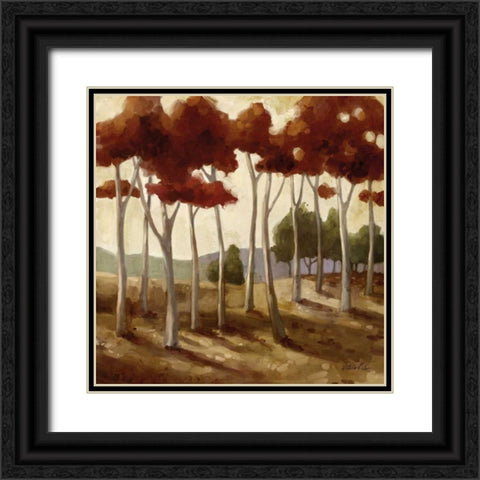 Spice Landscape I Black Ornate Wood Framed Art Print with Double Matting by Milan, Vittorio