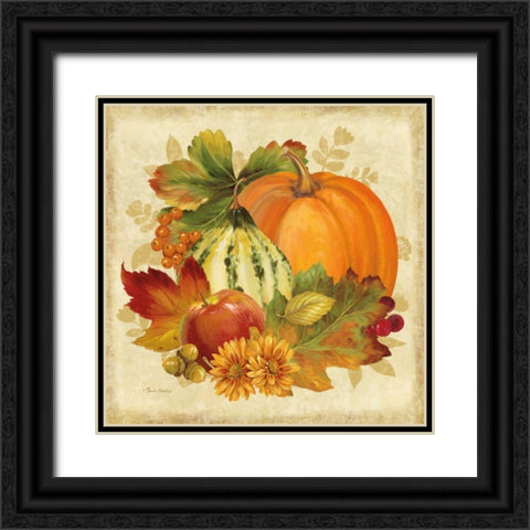 Harvest Bounty II Black Ornate Wood Framed Art Print with Double Matting by Gladding, Pamela