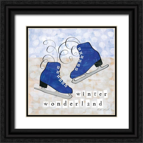 Winter Wonderland IV Black Ornate Wood Framed Art Print with Double Matting by Dundon, Caitlin