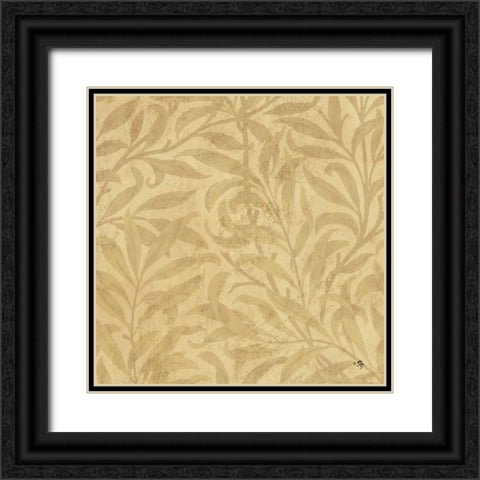 Neutral Pattern IV Black Ornate Wood Framed Art Print with Double Matting by Gladding, Pamela