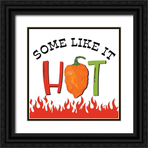 Hot And Spicy III Black Ornate Wood Framed Art Print with Double Matting by Reed, Tara