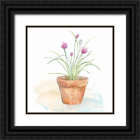 Let it Grow VII Black Ornate Wood Framed Art Print with Double Matting by Coulter, Cynthia