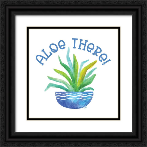 Playful Cactus V Black Ornate Wood Framed Art Print with Double Matting by Reed, Tara