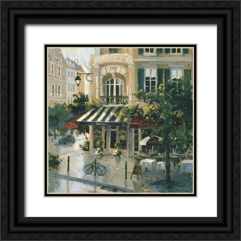 Antique Boulevard Black Ornate Wood Framed Art Print with Double Matting by Simandle, Marilyn