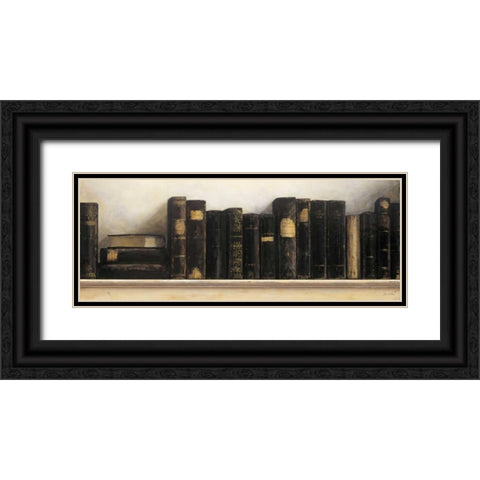 Study In Black Black Ornate Wood Framed Art Print with Double Matting by Fisk, Arnie