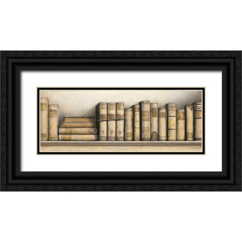 Study in Cream Black Ornate Wood Framed Art Print with Double Matting by Fisk, Arnie