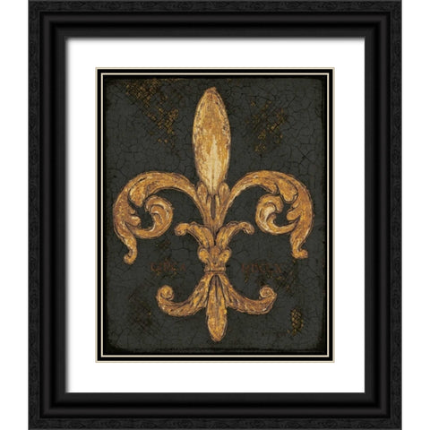 Ornamental Glory Black Ornate Wood Framed Art Print with Double Matting by Fisk, Arnie