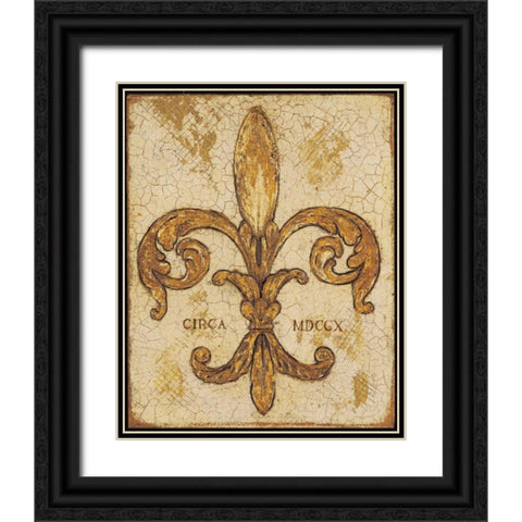 Ornamental Glory Black Ornate Wood Framed Art Print with Double Matting by Fisk, Arnie