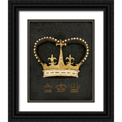Royal Crown Black Ornate Wood Framed Art Print with Double Matting by Fisk, Arnie