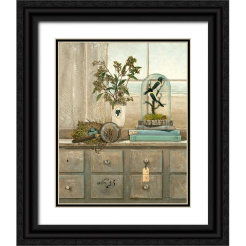 Window on the World Black Ornate Wood Framed Art Print with Double Matting by Fisk, Arnie