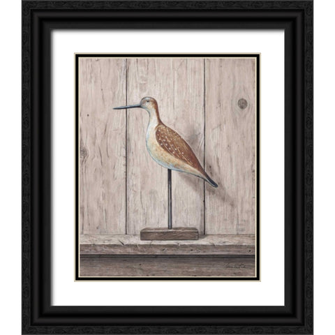 Willet Black Ornate Wood Framed Art Print with Double Matting by Fisk, Arnie