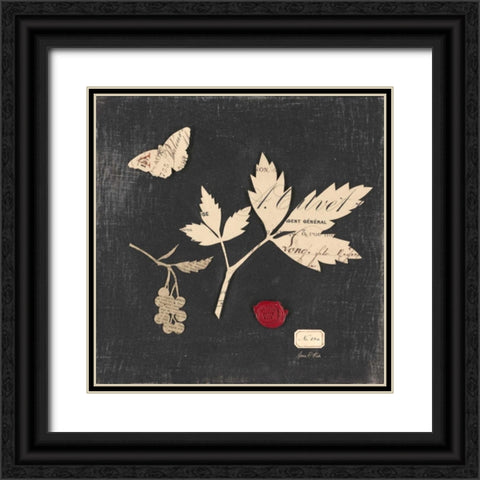 Linen Memoir 2 Black Ornate Wood Framed Art Print with Double Matting by Fisk, Arnie