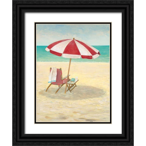 Holiday Time Black Ornate Wood Framed Art Print with Double Matting by Fisk, Arnie