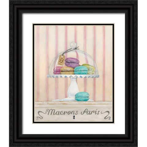 French Macaroons 2 Black Ornate Wood Framed Art Print with Double Matting by FISK, Arnie