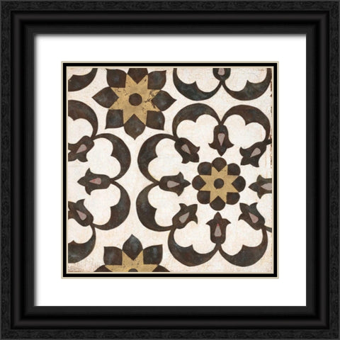 Winery Villa Tile 3 Black Ornate Wood Framed Art Print with Double Matting by Fisk, Arnie